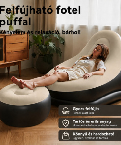 Alternative view of Ultra Lounge felfújható fotel, lábtartó székkel
