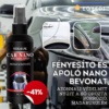 Fényesítő és ápoló nano bevonat - Car Nano® (2 db + 1 db ingyenes)