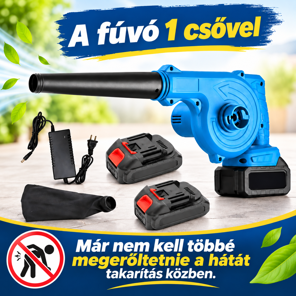 AeroVanta Luxe™ 2 az 1-ben fúvó- és porszívó