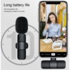 K9 Vezeték nélküli mikrofon USB Type C csatlakozóval