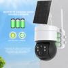 2MP WiFi napelemes kamera – 18650 akkumulátorral
