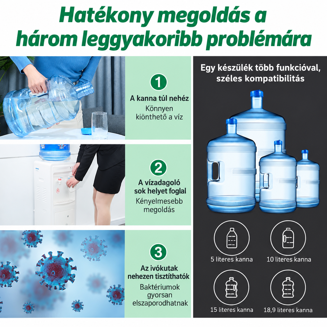 AquaLuxe Flow™ Elektromos palack pumpa (2 darab egy áráért) - 8. kép