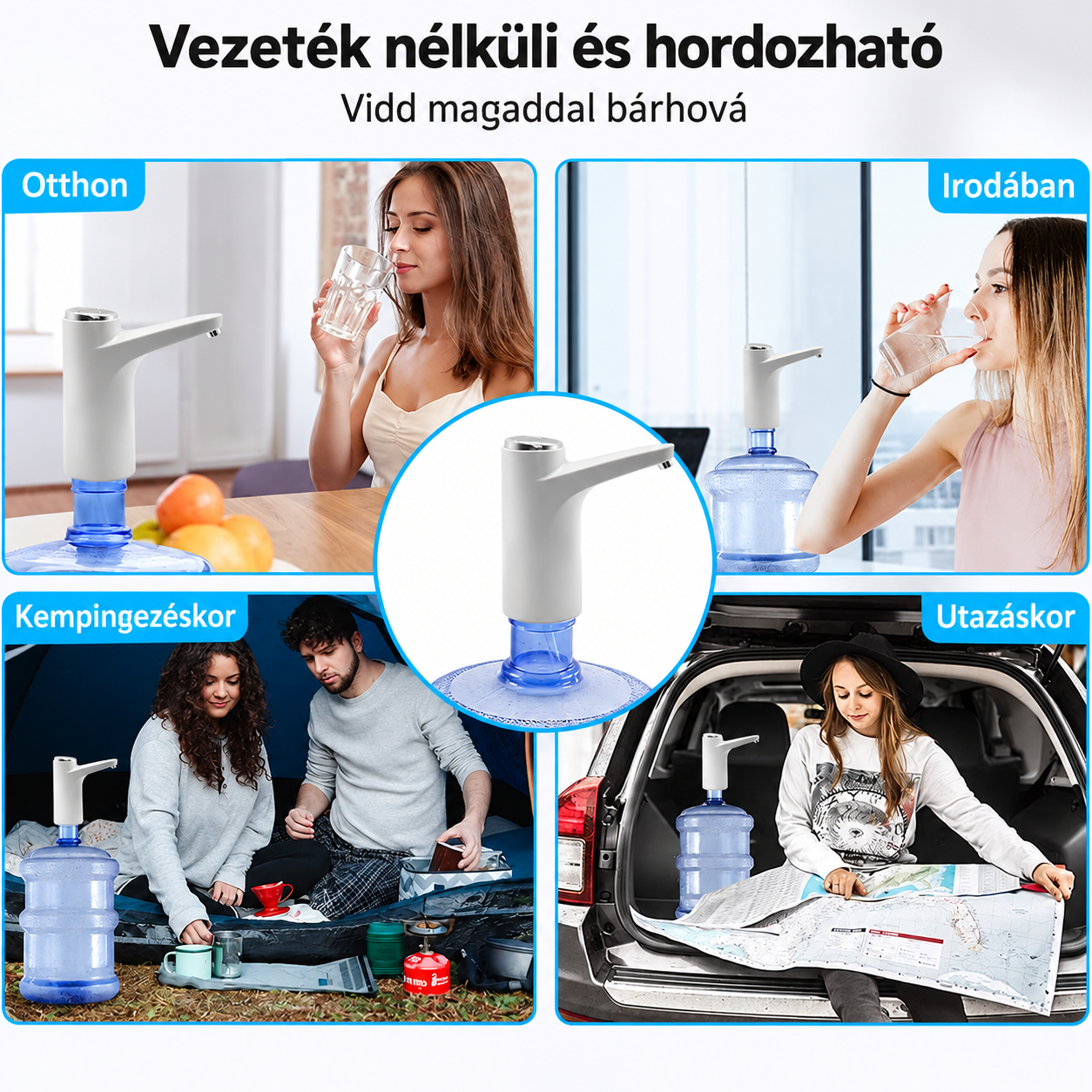 AquaLuxe Flow™ Elektromos palack pumpa (2 darab egy áráért) - 10. kép