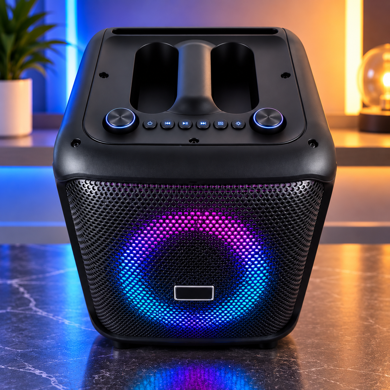 Aureon PartyLuxe™ BTS-1740 Bluetooth karaoke hangszóró - 3. kép