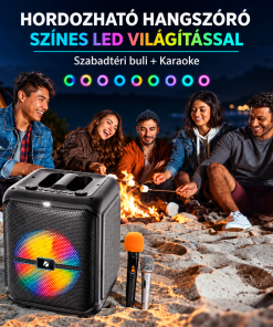 Alternative view of Aureon PartyLuxe™ BTS-1740 Bluetooth karaoke hangszóró