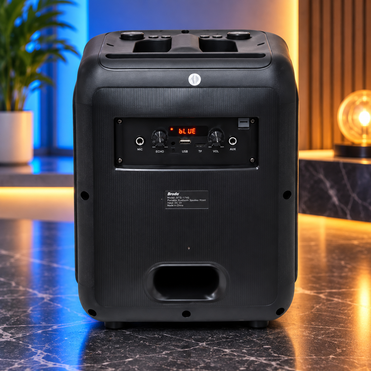Aureon PartyLuxe™ BTS-1740 Bluetooth karaoke hangszóró - 9. kép