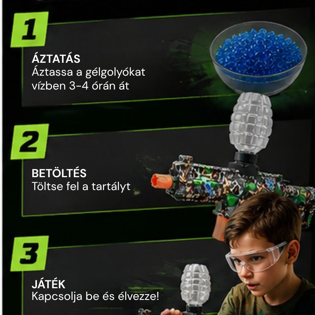 M416 automata gélgolyós puska - Image 2