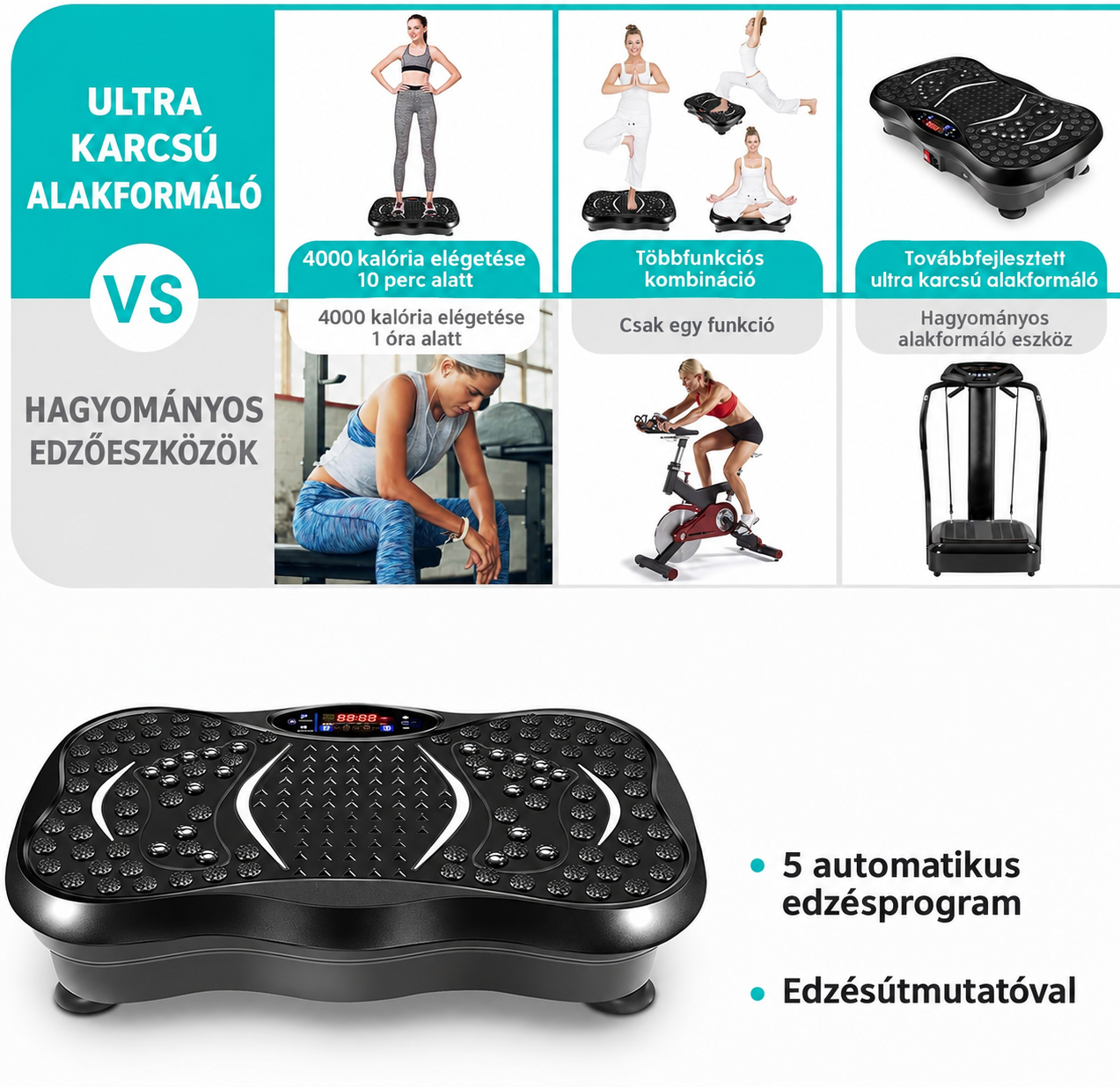 VibraLuxe™ Vibrációs tréner fogyáshoz és erősítéshez - Image 10