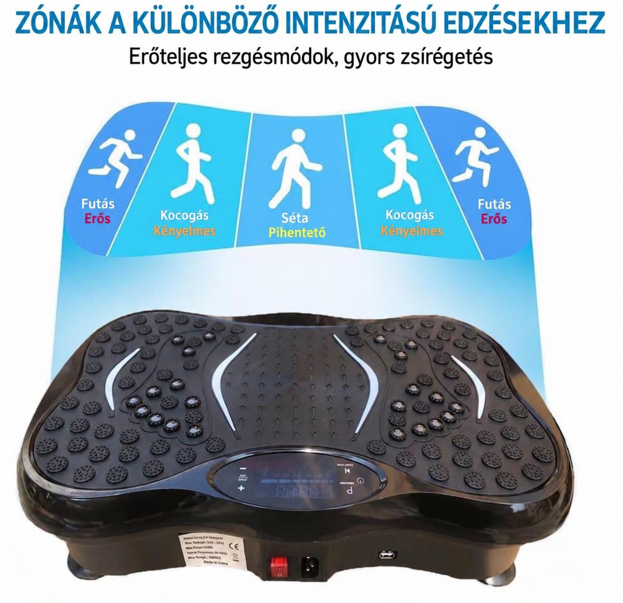 VibraLuxe™ Vibrációs tréner fogyáshoz és erősítéshez