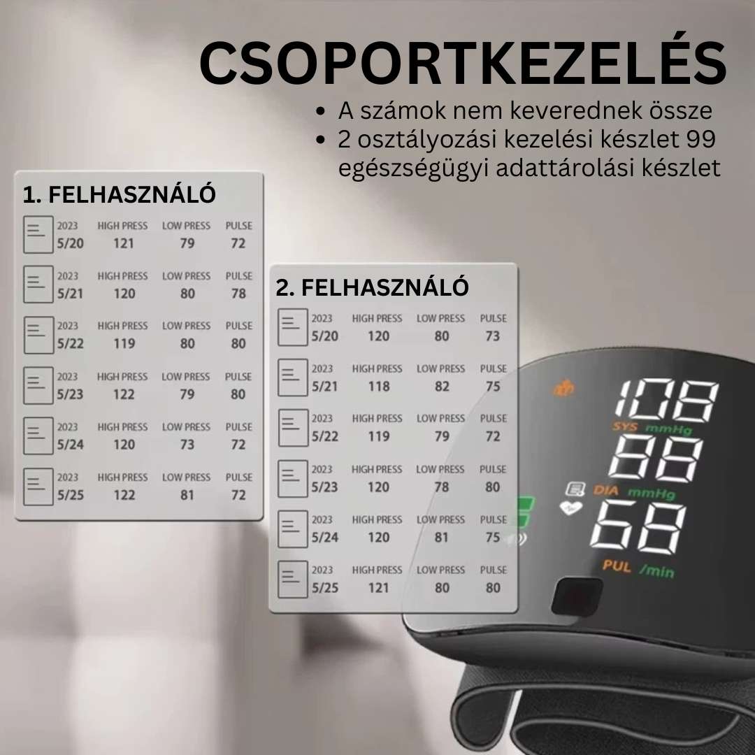 Automatikus digitális vérnyomásmérő - Image 4