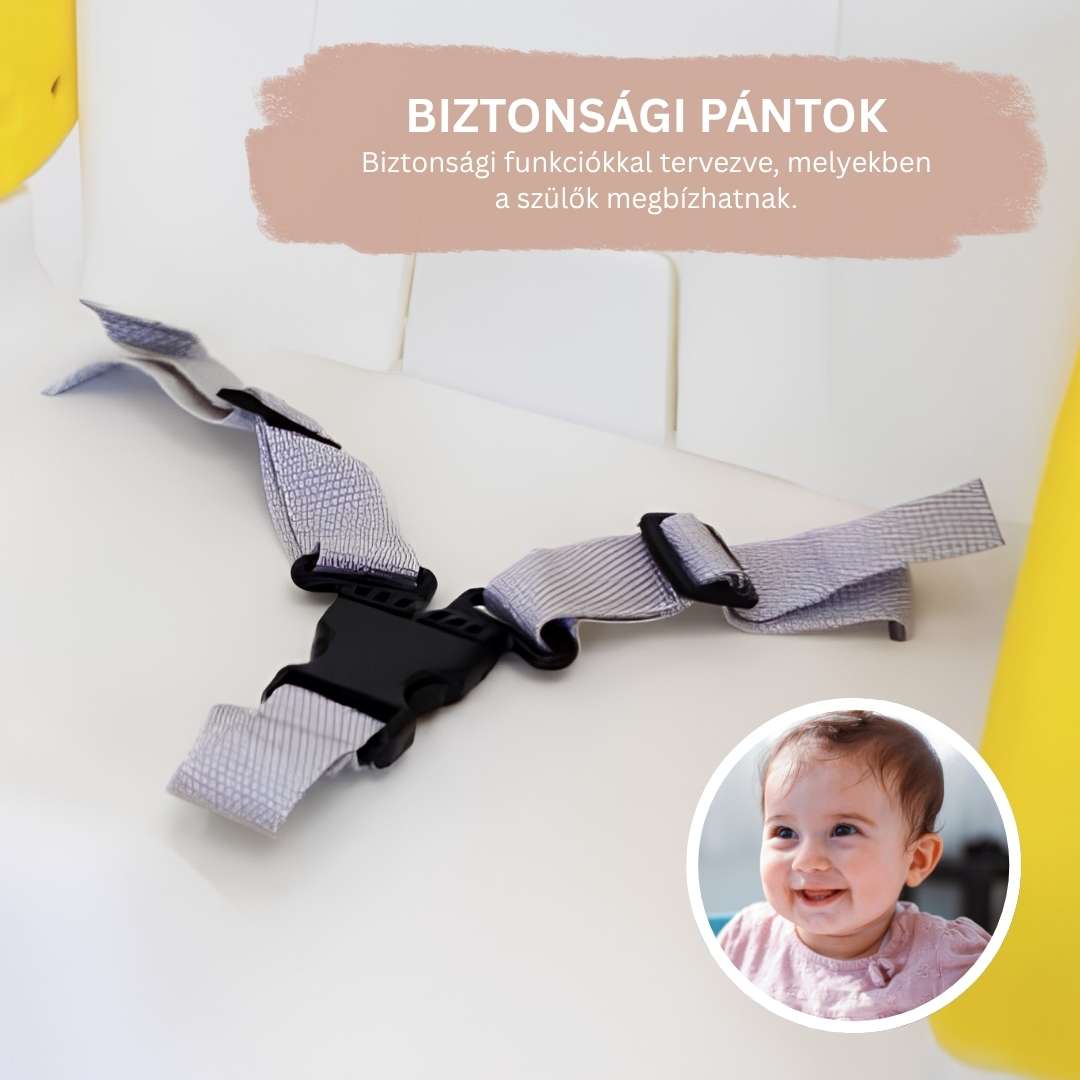 Szuper 4 az 1-ben etetőszék babáknak és kisgyermekeknek - Image 2