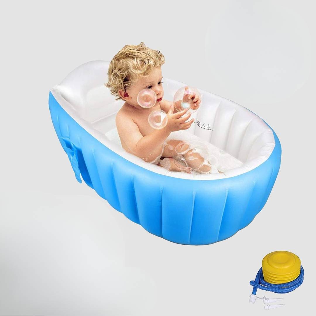 Felfújható, puha babakád légpumpával - Image 7