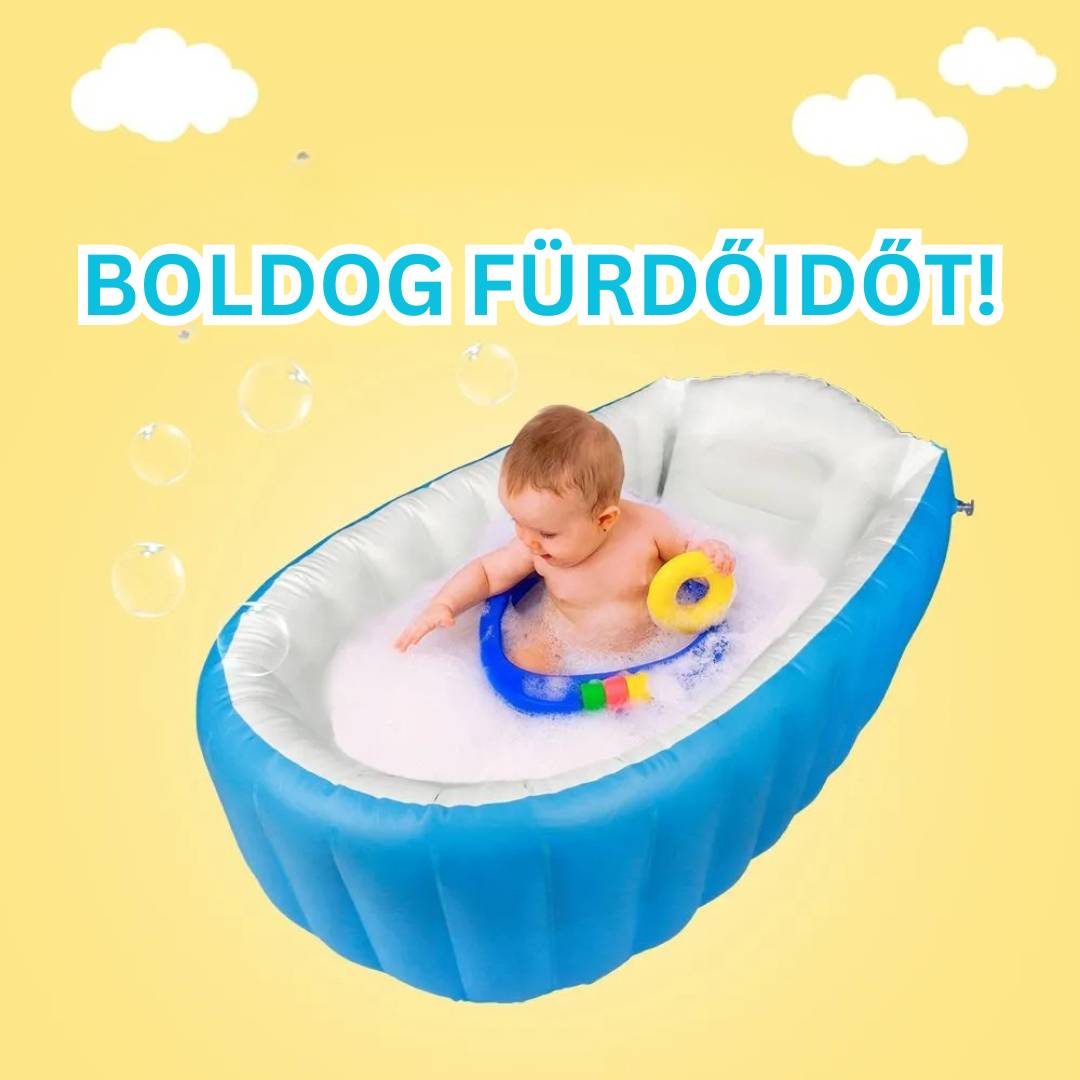 Felfújható, puha babakád légpumpával - Image 5