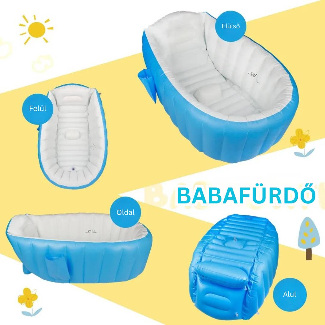Felfújható, puha babakád légpumpával - Image 4