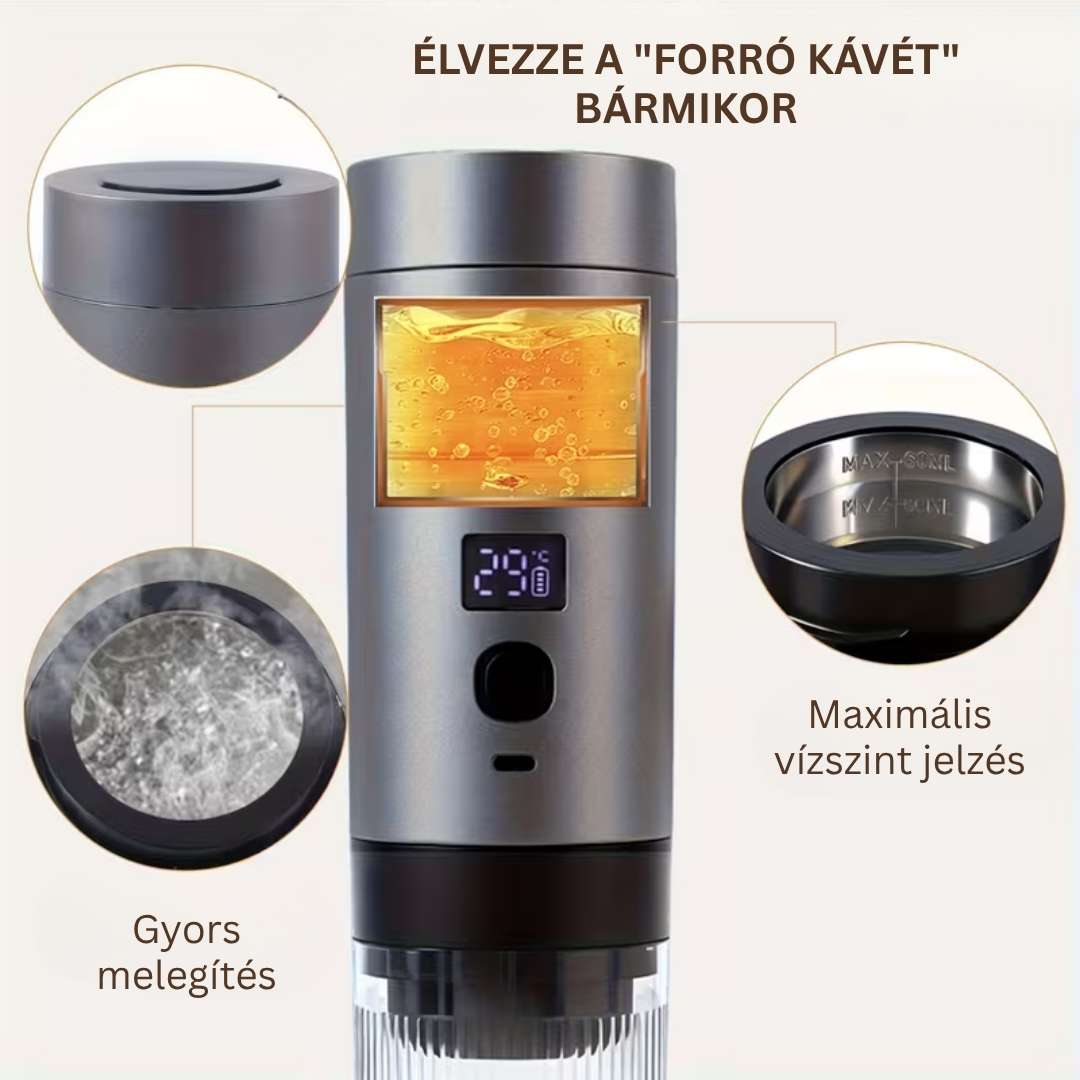 Hordozható eszpresszógép, víz vagy hideg kávé melegítésére szolgáló mód - Image 4