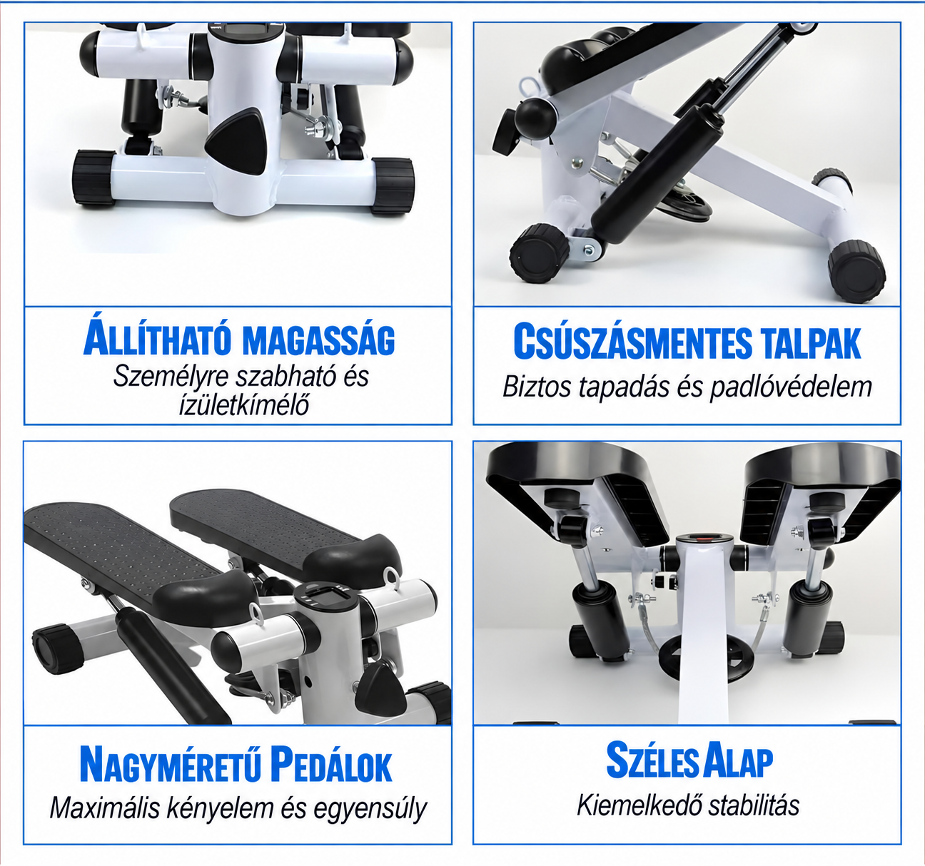 BODYFLEX JUNG™ Mini edzőstepper és ellenállás-szalag - 6. kép