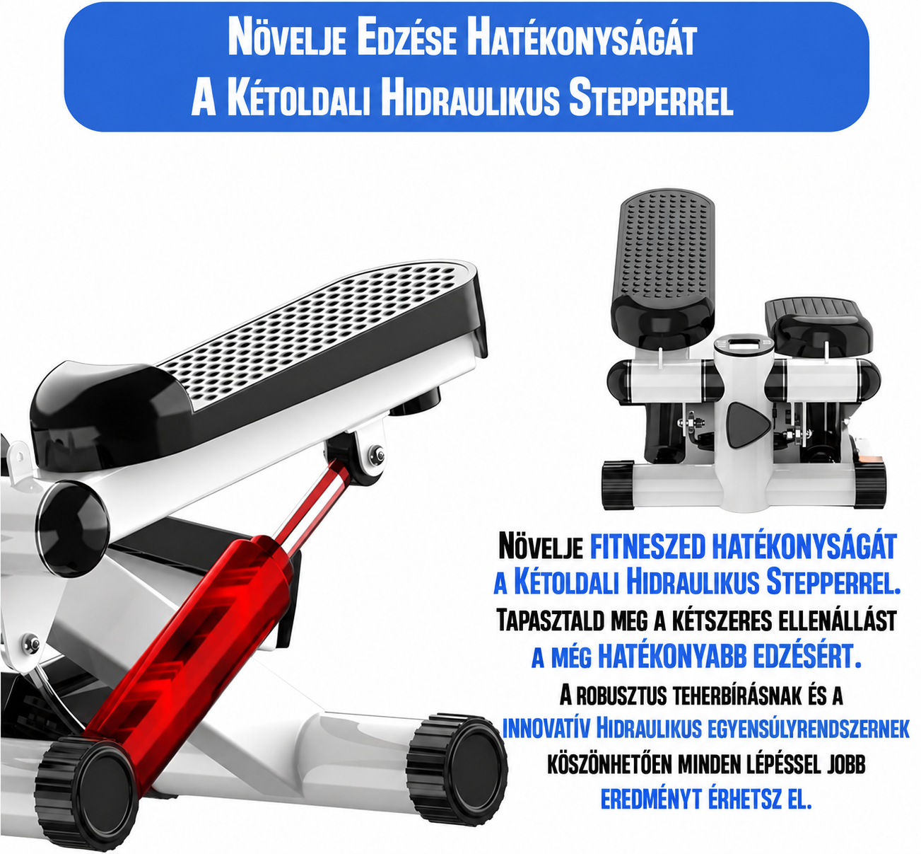 BODYFLEX JUNG™ Mini edzőstepper és ellenállás-szalag - 5. kép