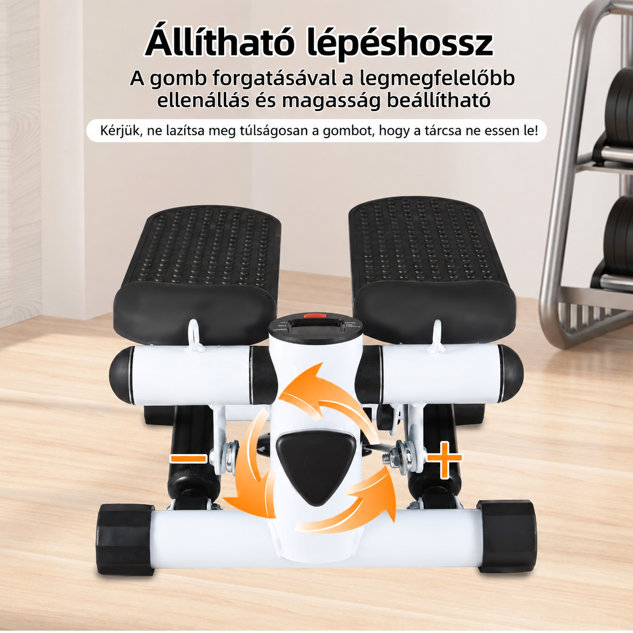 BODYFLEX JUNG™ Mini edzőstepper és ellenállás-szalag - 9. kép