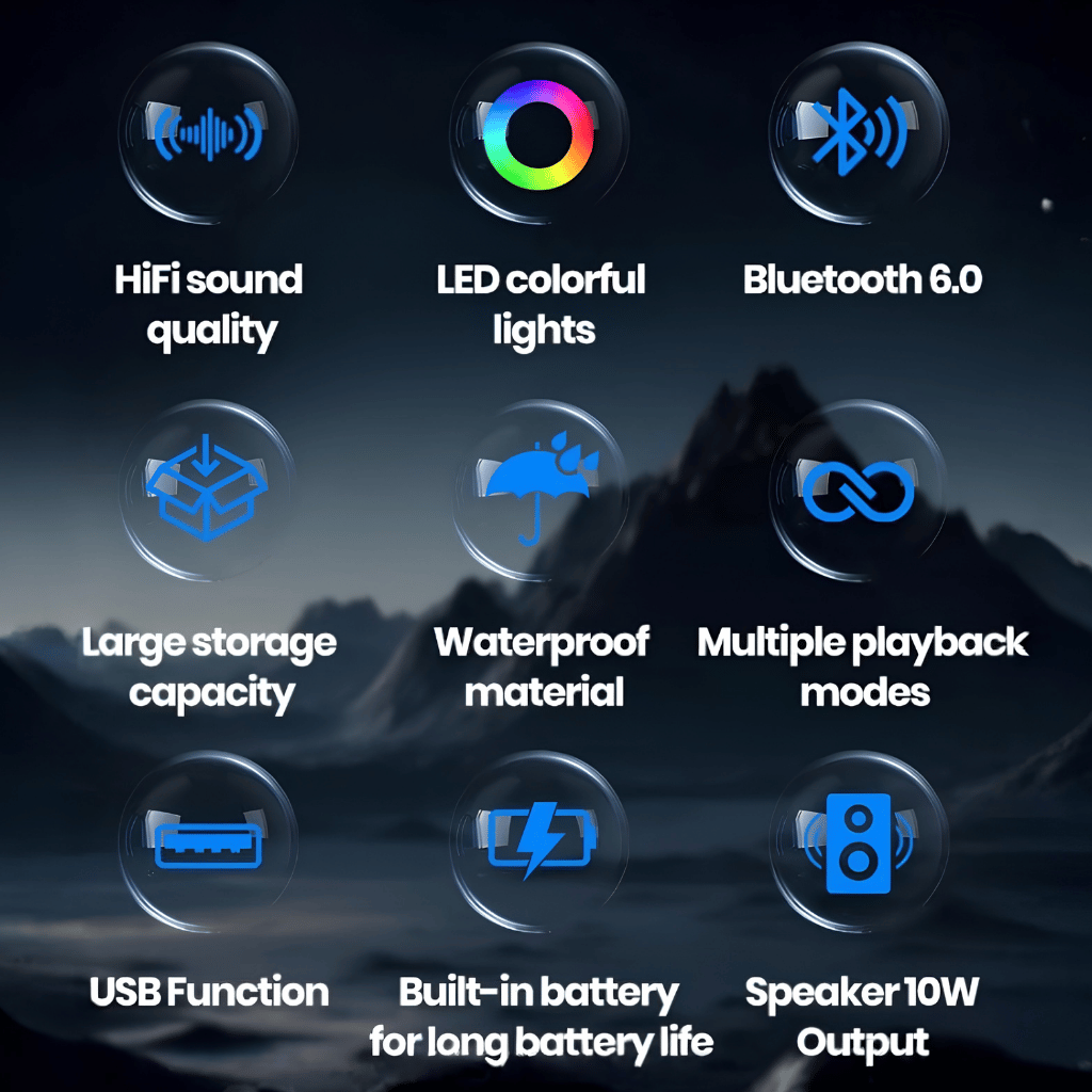 VibeCarry Pro™ Melltáska Bluetooth hangszóró HIFI hangzás - Image 4