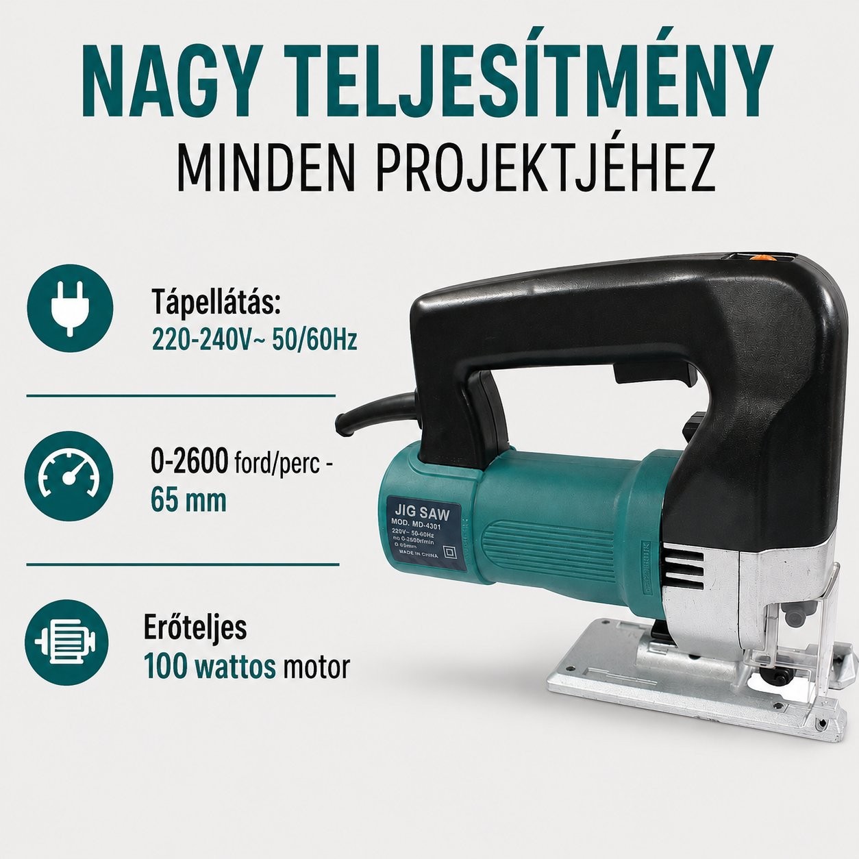 CUTMASTER PRO™ elektromos szúrófűrész 100 W - Image 10