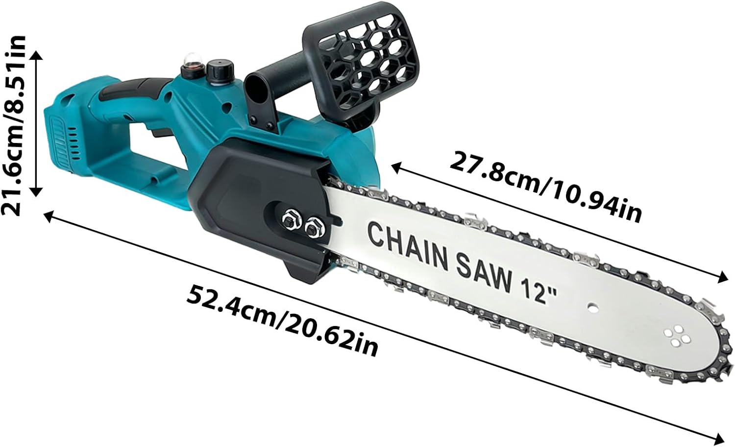 TOBI 12"-os elektromos láncfűrész 108 V-os akkumulátorokkal - Image 9
