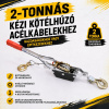 IronForce Pro™ 2 tonnás kézi acélkábeles vonóhorog mezőgazdasági vagy építőipari munkákhoz