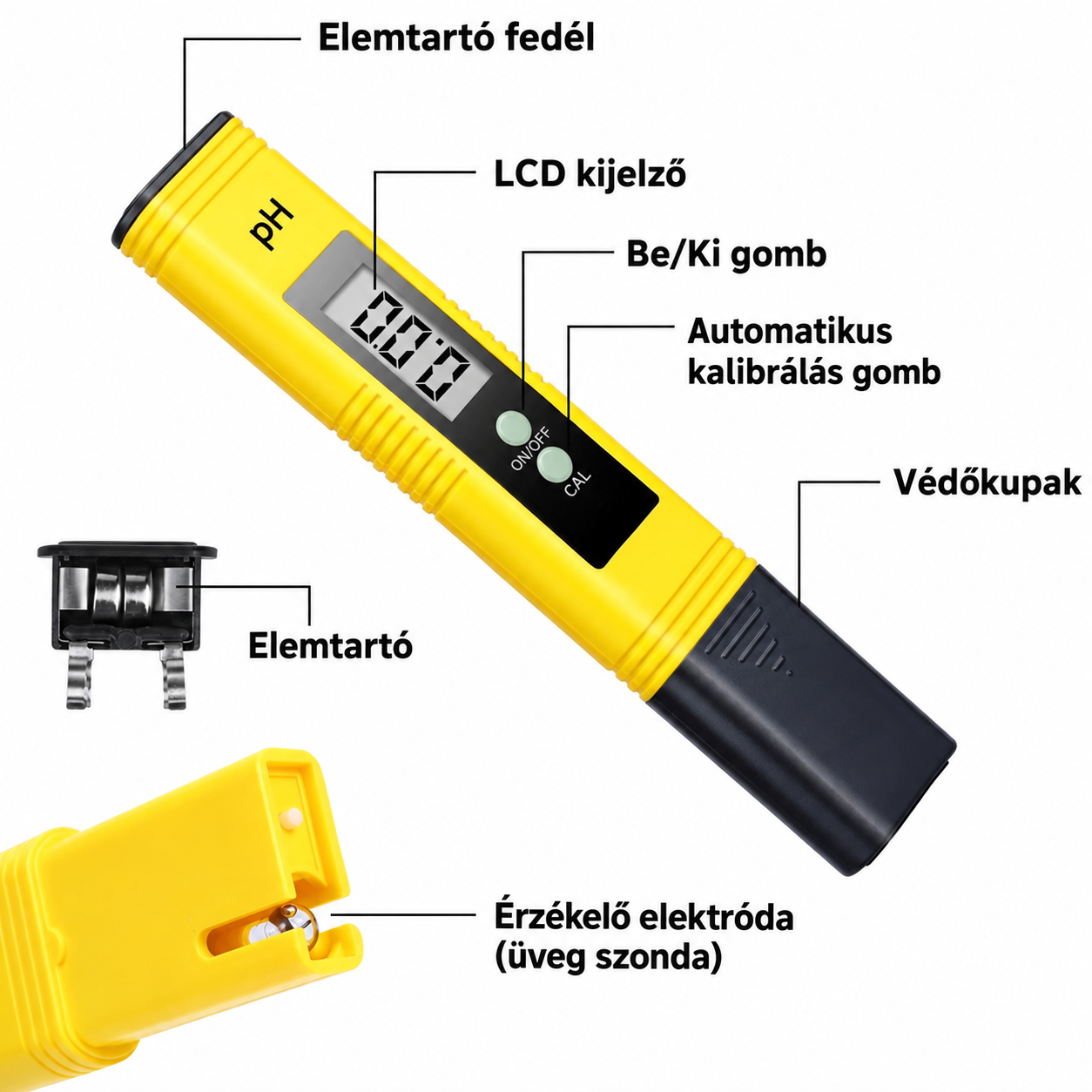 AquaVera Precision™ digitális pH-mérő készlet - Image 9