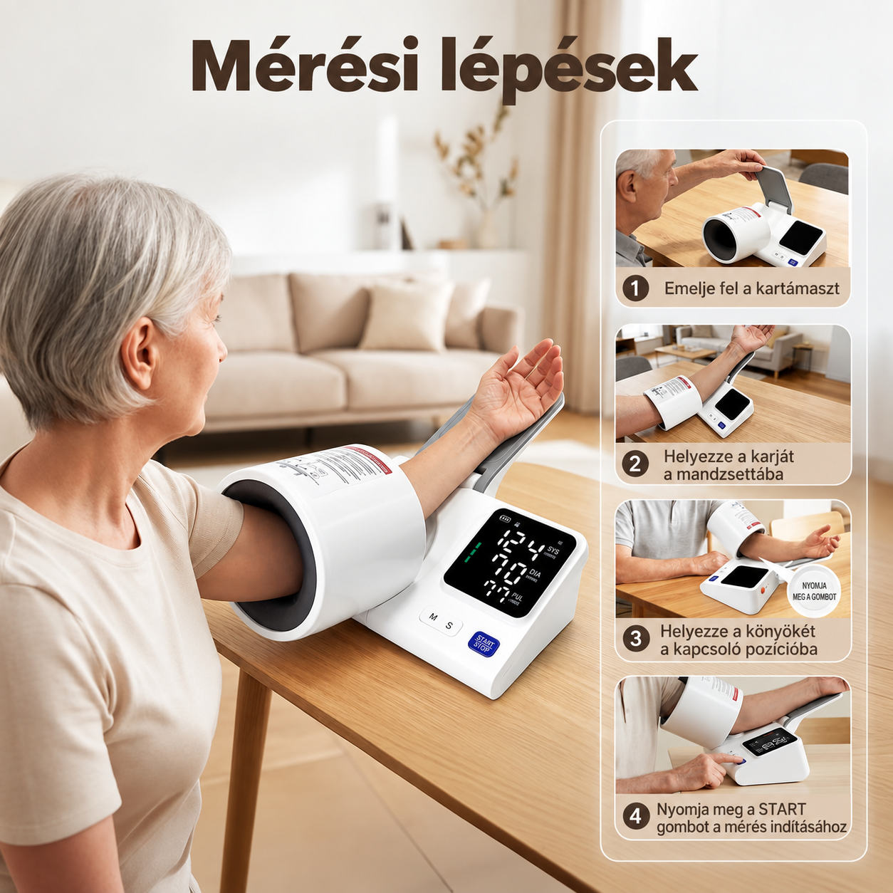 Aurevia VitalSense™ orvosi pontosságú vérnyomásmérő - Image 7