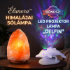 Élanora™ himalájai sólámpa + BÓNUSZ delfines LED-es projektorlámpa