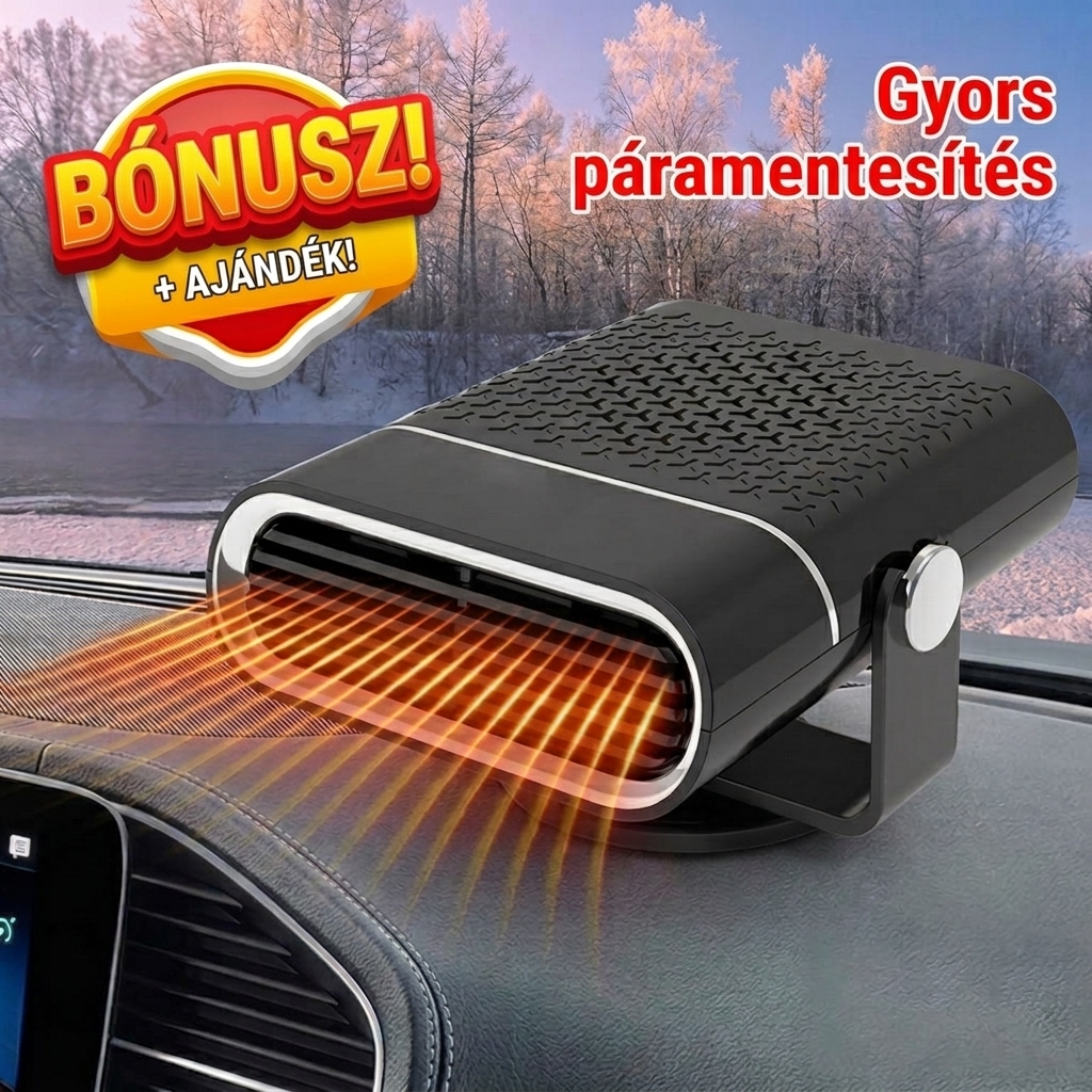 RoadAlert V9™ radarérzékelő + BÓNUSZ: 2 az 1-ben autós fűtő- és hűtőventilátor, 12 V - Image 5