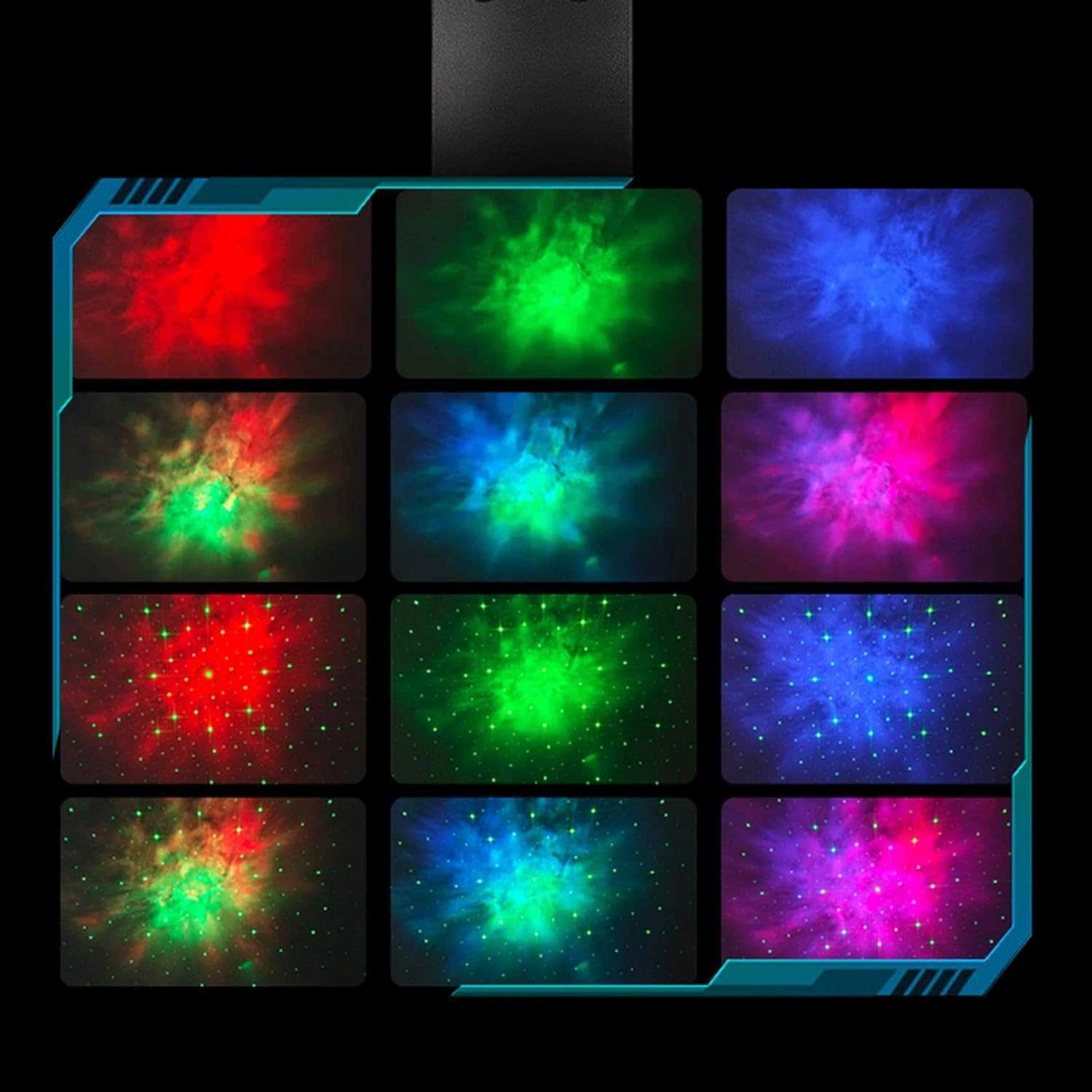 CosmoAstral™ űrhajós lézerprojektor (nagy méret) + BÓNUSZ – Tökéletes ajándék gyerekeknek (208 darabos) - Image 3