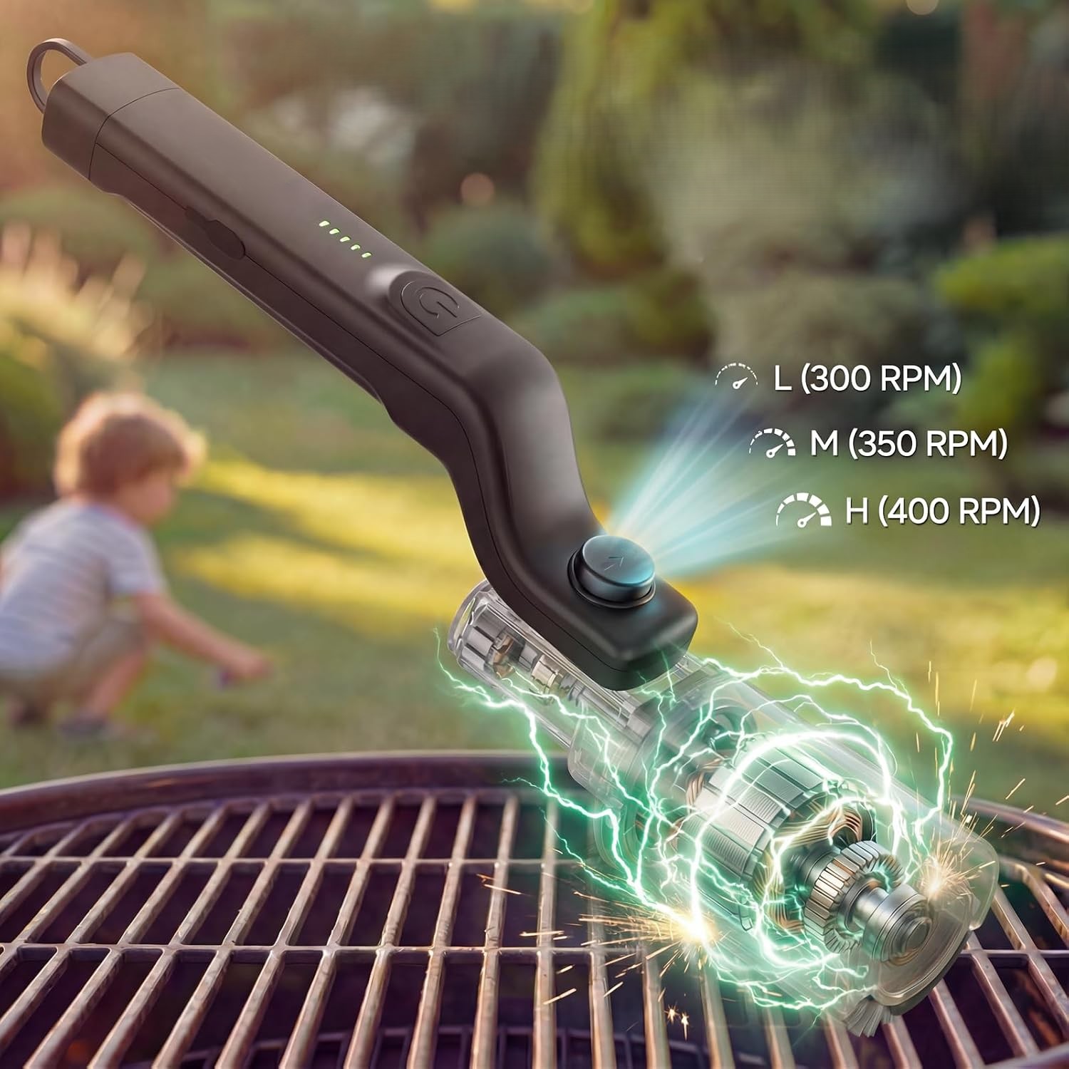 GrillEase™ elektromos grilltisztító kefe - Image 4