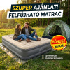 AeroRest™ felfújható matrac beépített elektromos pumpával – 200 x 150 x 40 cm + BÓNUSZ: minden évszakban használható sátor (vízálló) (200 x 200 x 135 cm)