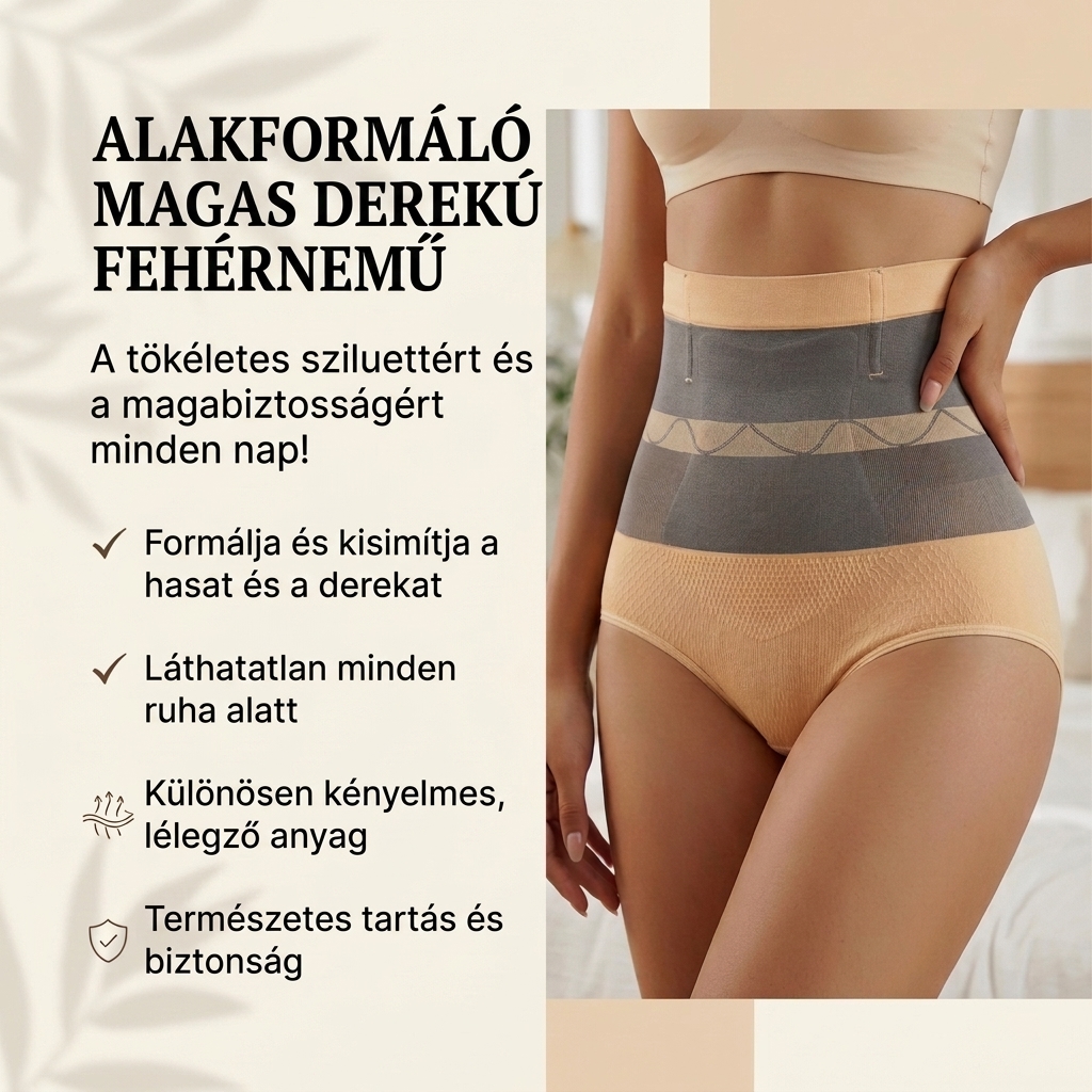 ThermoShape™ magas derekú alakformáló fehérnemű hasformáláshoz és zsírégetéshez