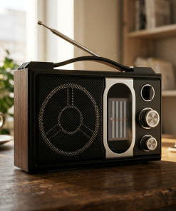 RadioVibe™ EC-2008AC hordozható rádió (FM/MW/SW1-9), hálózati vagy elemes működés / 245