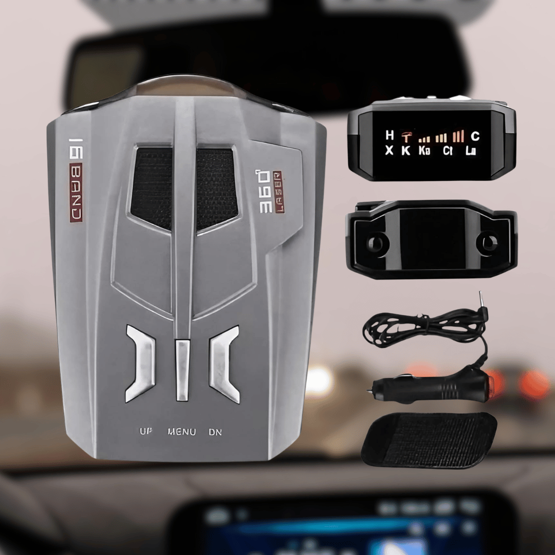 RoadAlert V9™ radarérzékelő + BÓNUSZ: 2 az 1-ben autós fűtő- és hűtőventilátor, 12 V - Image 2